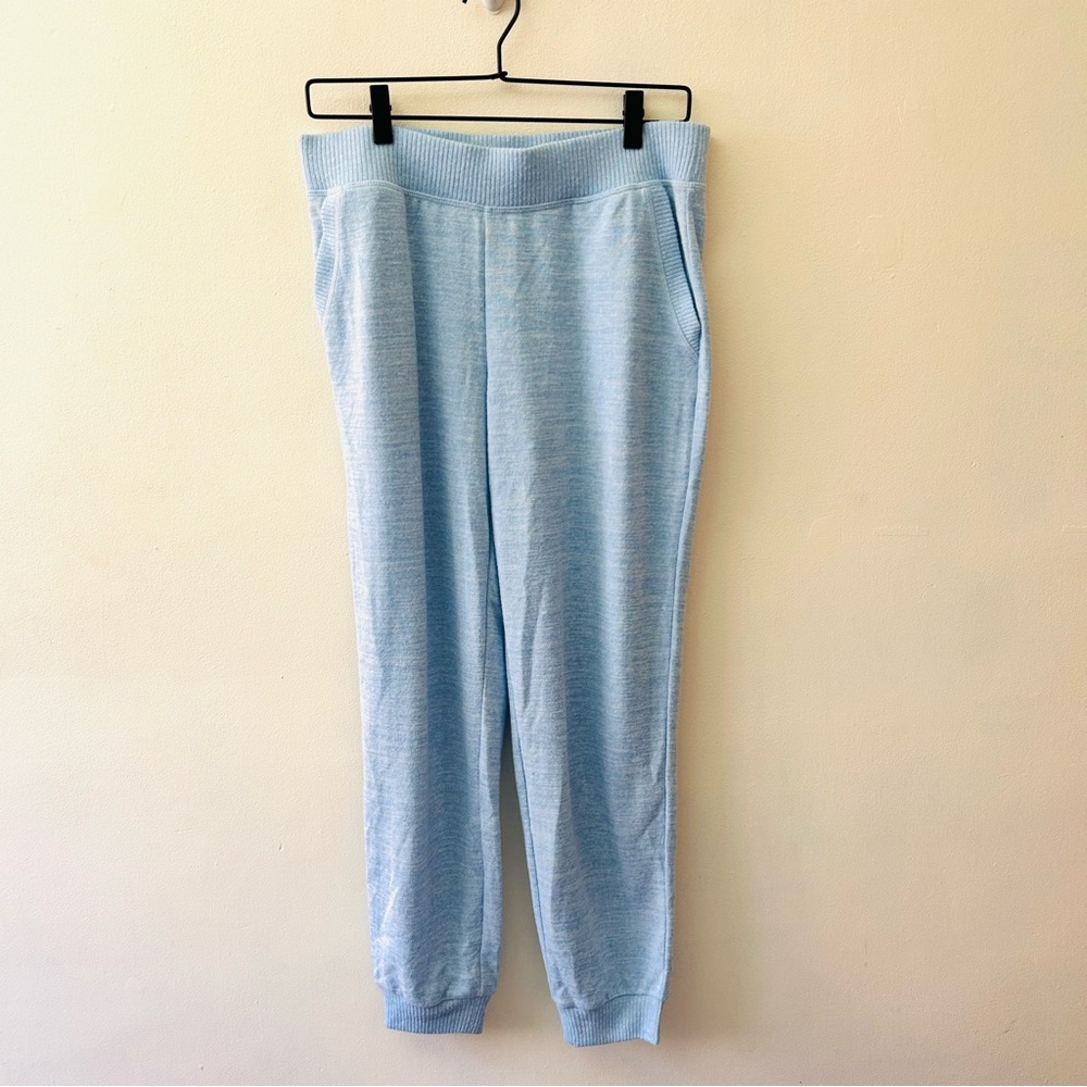 Haven Well Within light blue pull on soft lounge jogger pants size small